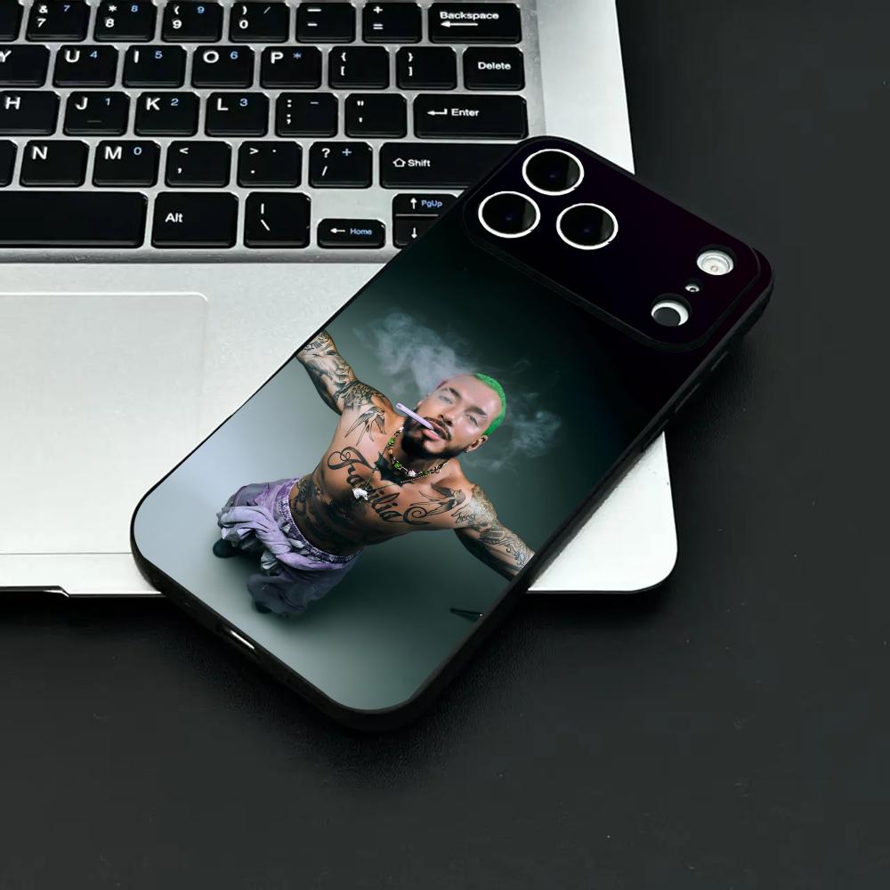 Latin Pop singer J Balvin Phone Case for iPhone 12-17 Air Plus Pro Max Satin Glossy Colorful Great Gift phone case