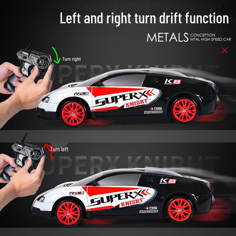 1:24 High-Speed RC Drift Car AE86 - Rechargeable Electric Four-Wheel Drive Toy for Kids