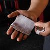 1 Pair Four-Finger Fitness Cowhide Gloves Anti-Slip Wear-Resistant Weightlifting Pull-Up Drag Sport Ware Fitness Accessories