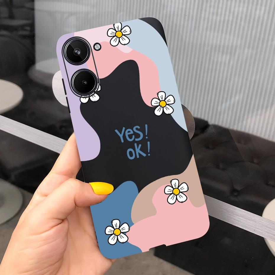 For Realme 10 2022 Lovely Printing Jelly Silicone Case For Realme10 RMX3630 Funda Realme 10 4G Soft TPU Phone Cases