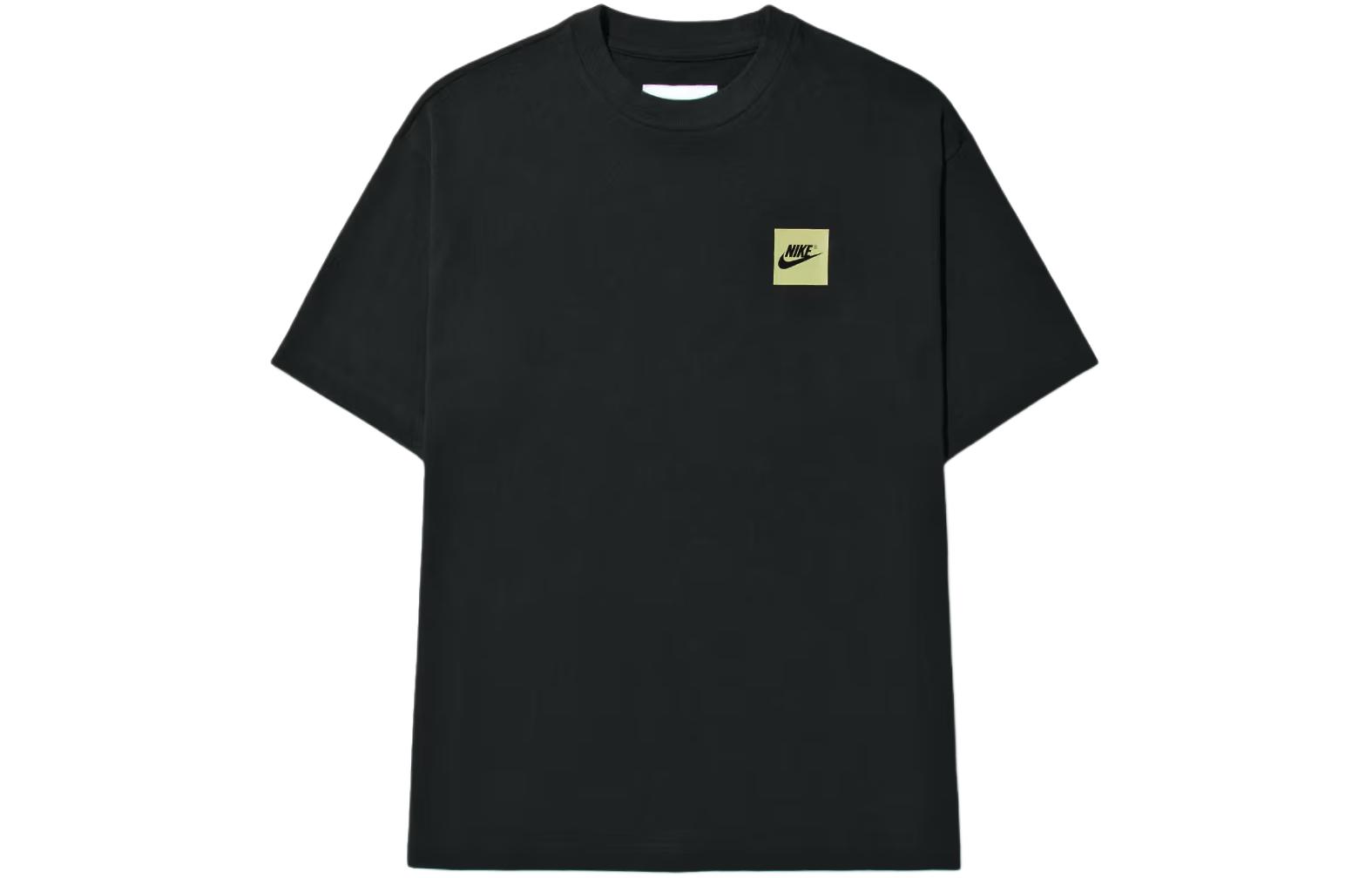 

Nike T Shirts Men s Black Crew Neck Moderate Straight Fit DX5842-010 M