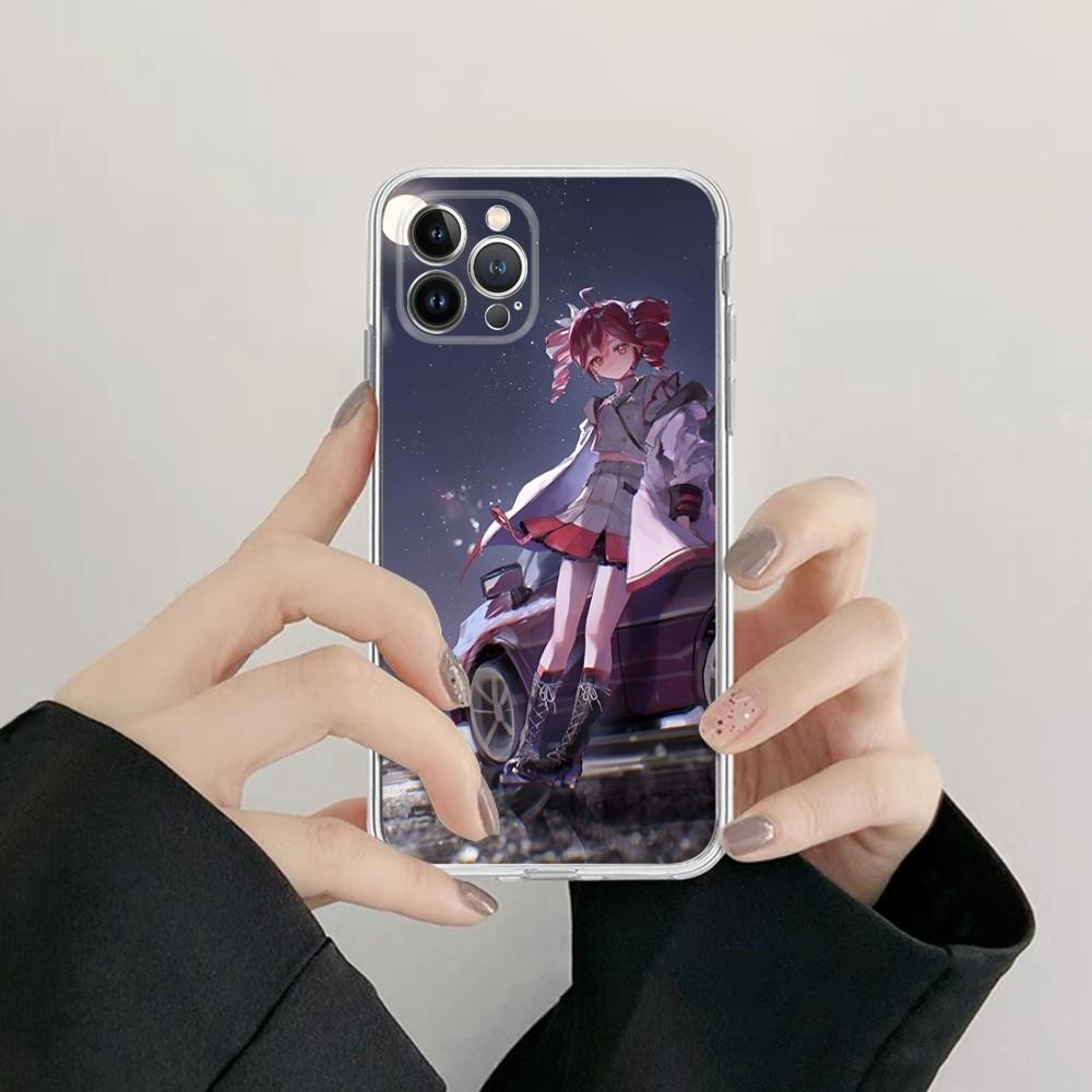 Hot V Kasane Teto Phone Case Silicone Soft For Iphone 16 15 14 13 12 11 Pro Mini XS MAX Plus X Cover