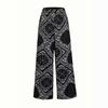 2025 New Paisley Print High-Waisted Wide-Leg Pants - Versatile and Casual