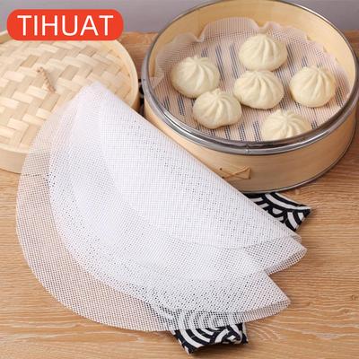Yapışmaz Buharlama Matı Dim Sum Aleti Gıda Sınıfı Silikon Yeniden Kullanılabilir Restoran Mutfak Matı Buharlama Matı Mutfak Pişirme Aksesuarları