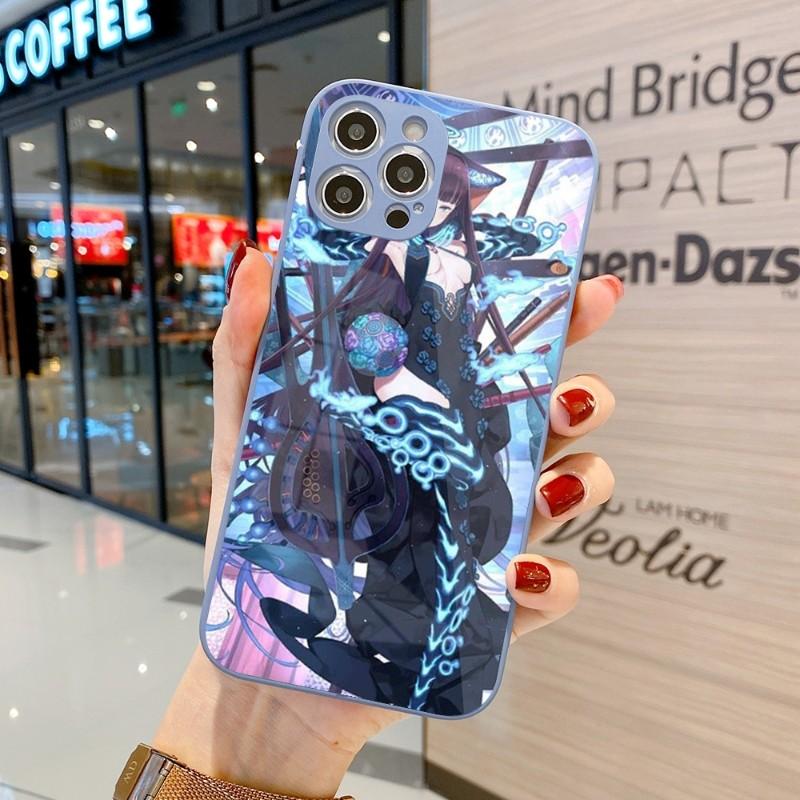 Husă de Telefon Drăguță Străină Yang Guifei Pentru IPhone 14 13 12 11 Pro Max X XR XS 8 7 Plus Husă Colorată din Sticlă Lichidă