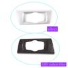 YAQP6 BMW 3 serijai E90 E92 E93 2005-12 ABS Automobilio stiliaus priekinių žibintų jungiklio mygtuko rėmelio apdailos dangtelio lipdukai Automobilio interjero aksesuarai