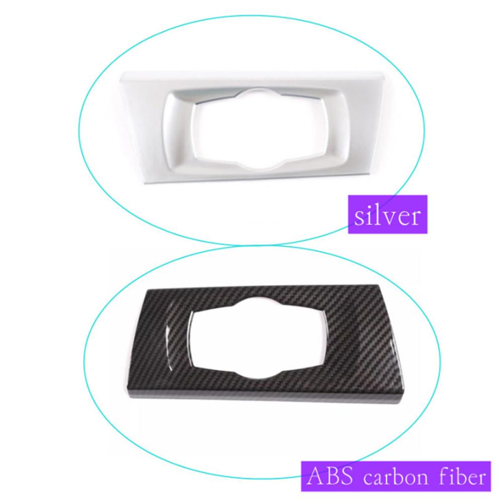 YAQP6 BMW 3 serijai E90 E92 E93 2005-12 ABS Automobilio stiliaus priekinių žibintų jungiklio mygtuko rėmelio apdailos dangtelio lipdukai Automobilio interjero aksesuarai