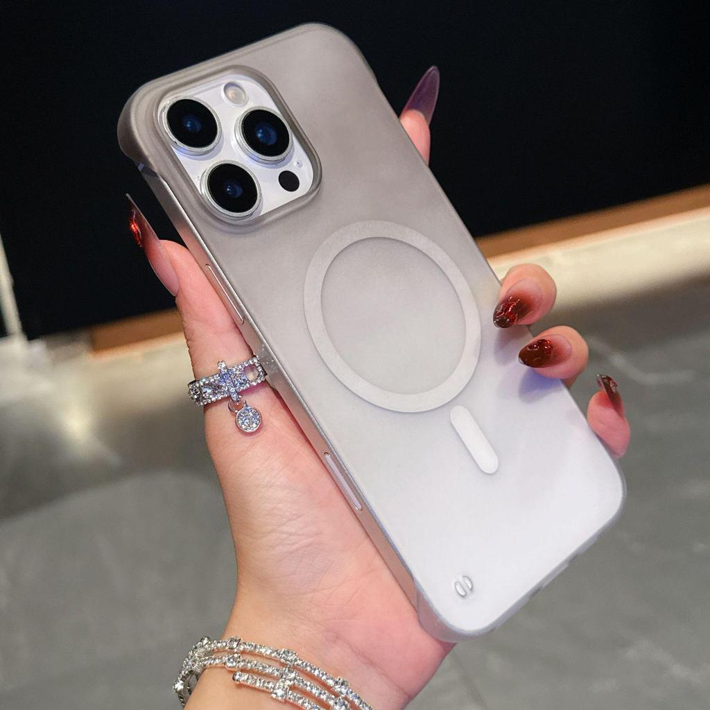 Capa Magnética Fosca Semi-Cobertura para Apple 17 Promax