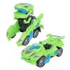 Brinquedos de Carro Dinossauro Transformáveis, Carro Dinossauro LED Transformável Com Luz e Música