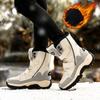 Winter Snow Boots Women Thick-soled Breathable High-top Boots Women Anti-slip Keep Warm Plush Casual Outdoor Hiking Shoes Women