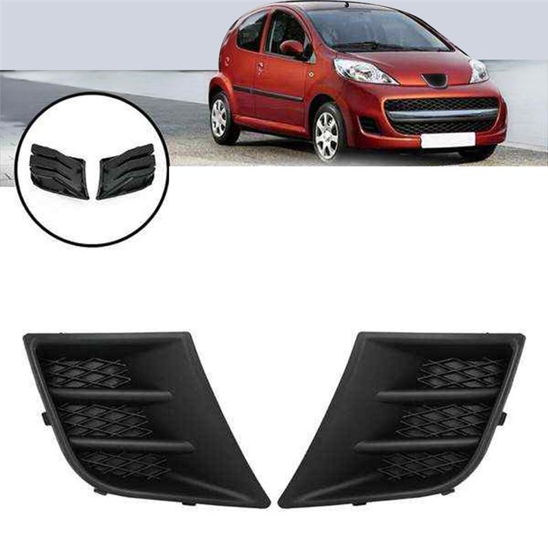 Front Bumper Fog Grille No Light Hole Left Side 7422A9 For 107 2009-2012 Car Parts Accessories