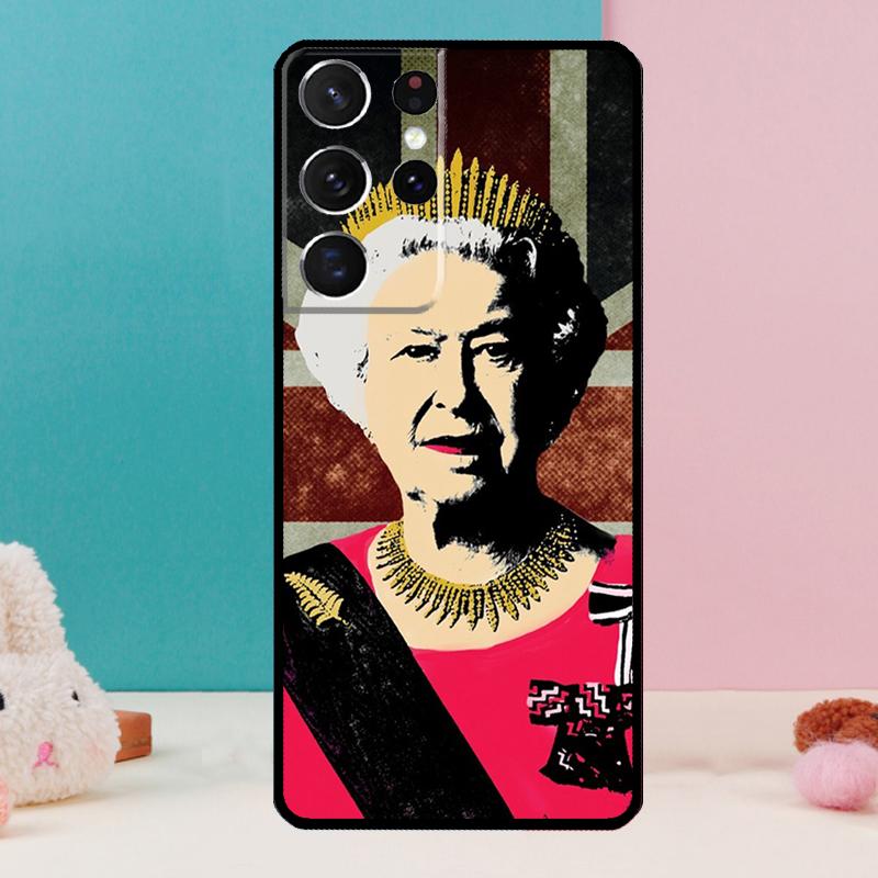 Queen Elizabeth II Phone Case For Samsung Galaxy S25 S24 S23 S22 S21 Ultra S9 S10 S20 Plus FE Funda Cover Shell