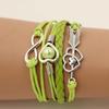 SUMENG Brand Leather Bracelets For Women Wrap Infinity Love Heart Pearl Friendship Antique  Charm Bracelet Pulseira 2024