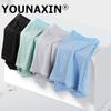 Large Size Mesh Ice Silk Men's Underwear Breathable Graphene Antibacterial Mesh Boxer Briefs Large Size Youth Shorts L XL 2XL 3XL 4XL 5XL