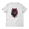 Samurai Wolf Warrior Aesthetic Art Graphic T-T-Shirt Unisex