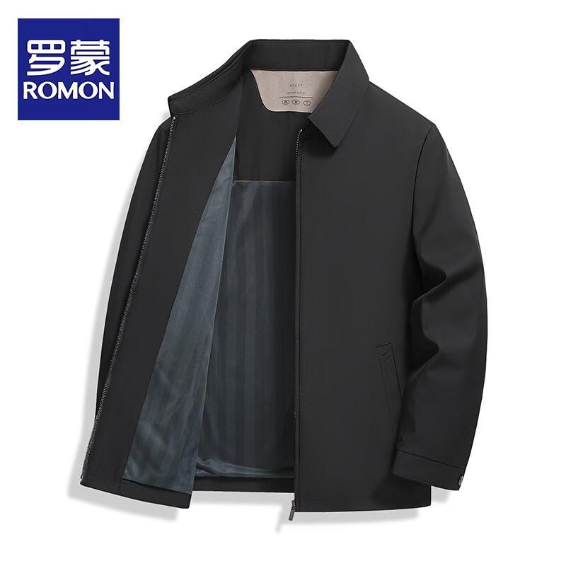 ROMON Men's Autumn Business Casual Lapel Jacket