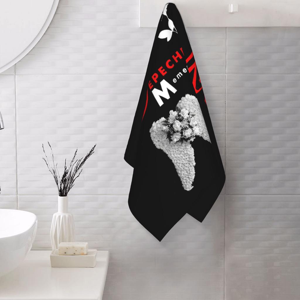 Depeche Modalità Cool Musica Violator Asciugamano Viso Morbido Asciugatura Rapida Piscina Bagno Asciugamani in Cotone Assorbente Rapido