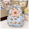 Lightweight Spacious And Kids Backpack With Capybara Design Perfect For Days School