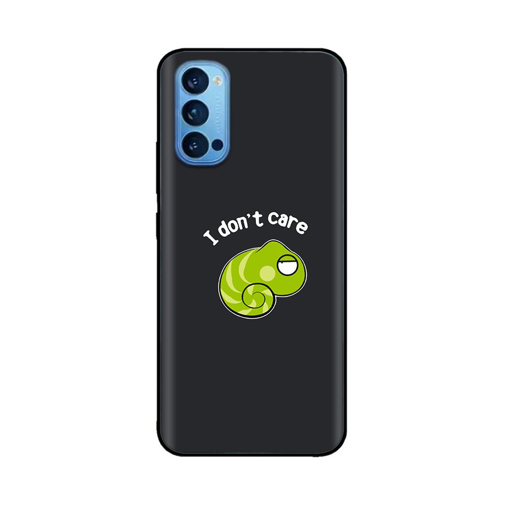 For Oppo Reno4 Pro 5G Case Soft TPU Black Silicone Phone Back Cover for OPPO Reno 4 Reno4 Pro 5G 4G Case Funda Coque Bumper Capa