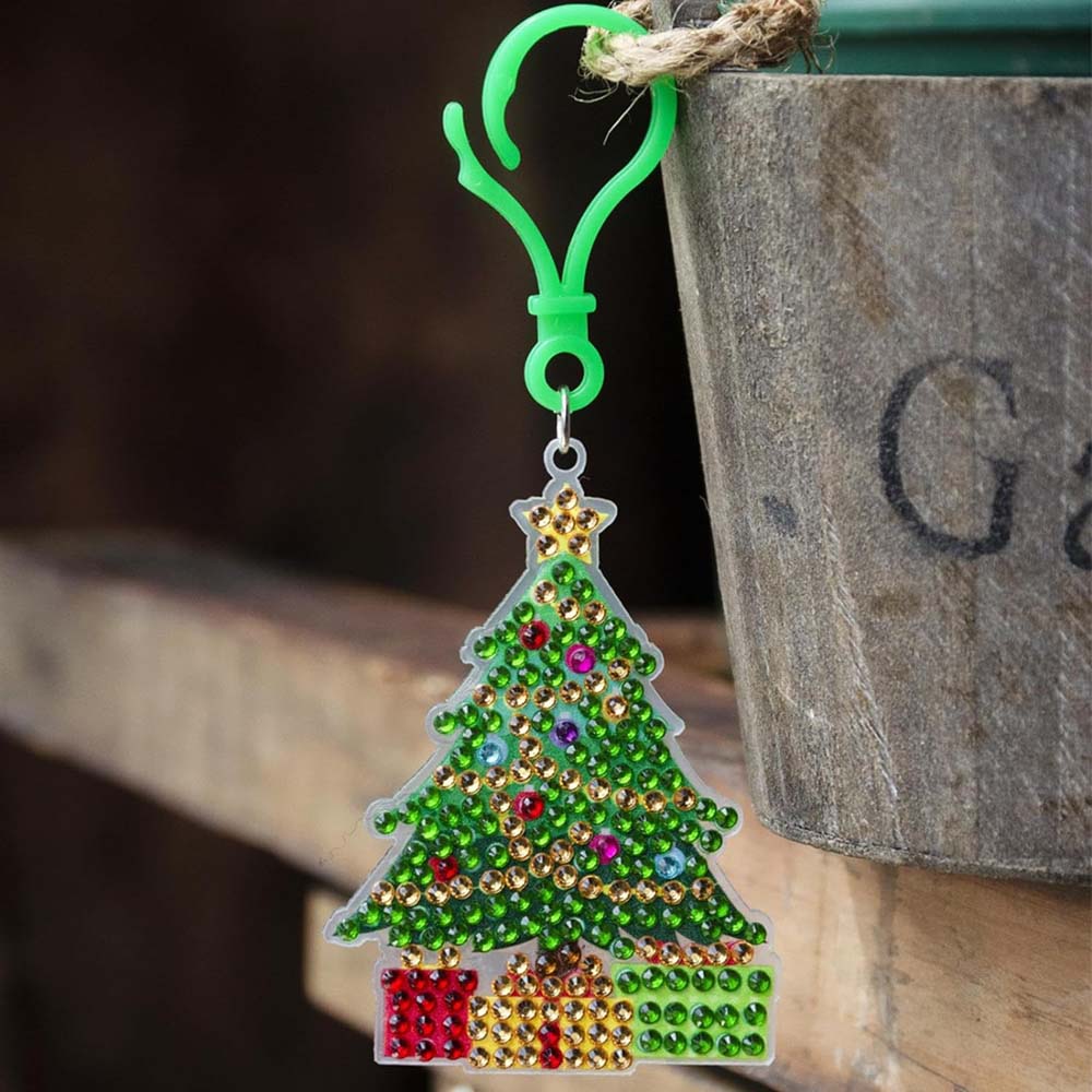 Calendrier De L'avent 2023 DIY Diamond Painting Porte Clé Noel Pour