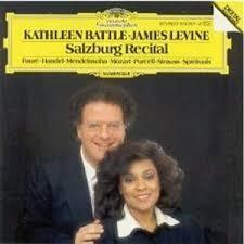 LP Record KATHLEEN BATTLE, JAMES LEVINE - Salzburg Recital 4153611 DEUTSCHE GRAMMO 1986 Germany Classical Used