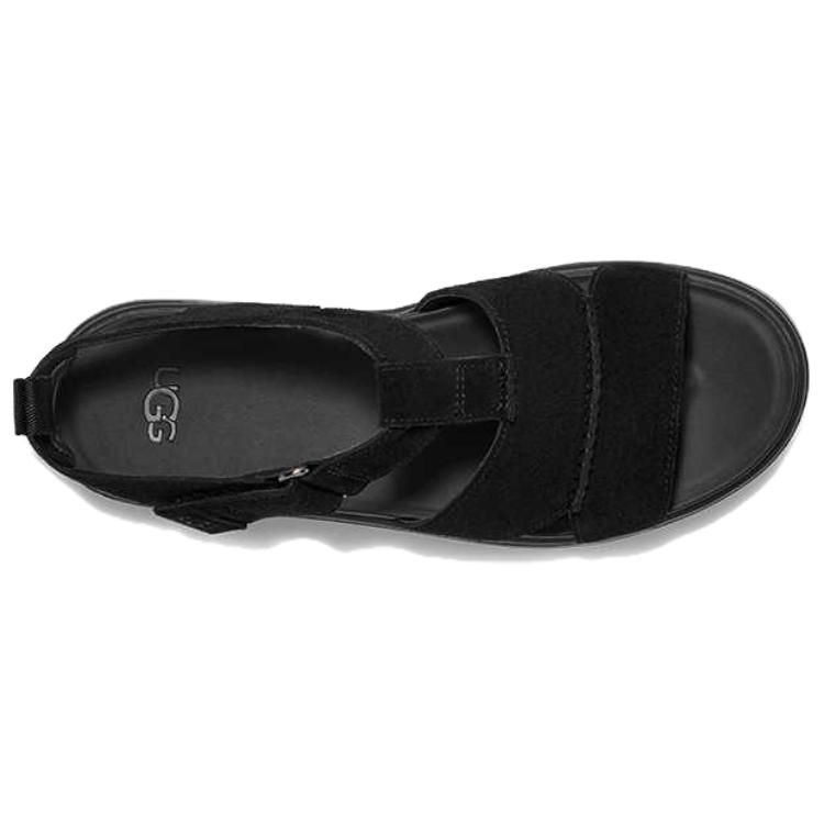 UGG Vintage Round Toe Thick Sole Slide Sandals Women sandals Black 1170531-BTNL