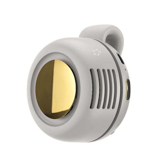 

Персональный охлаждающий вентилятор с мощным потоком воздуха, регулируемый 3-скоростной поясной вентилятор, портативный бесшумный мини-безлопастной электрический вентилятор бежевый