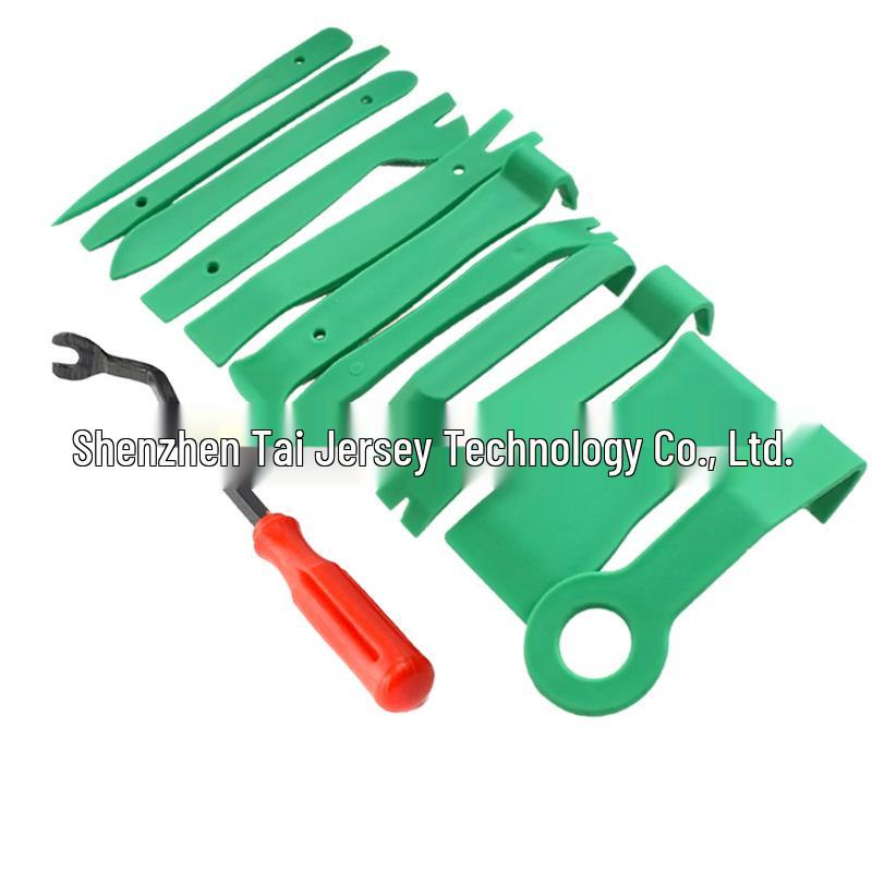 12-Piece Car Audio Interior Removal & Modification Tool Set - Blue Pry Bars & 6" Screwdriver Combo