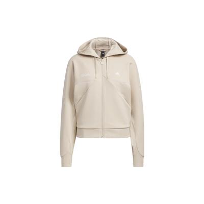 Rco Logo Hooded Sports Casual Jacket Women Jacket Light-Brown IP7094