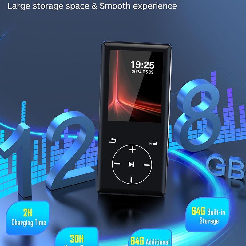 2026 Small Touchscreen Bluetooth MP3/MP4 Music Player - Portable and Hot Seller