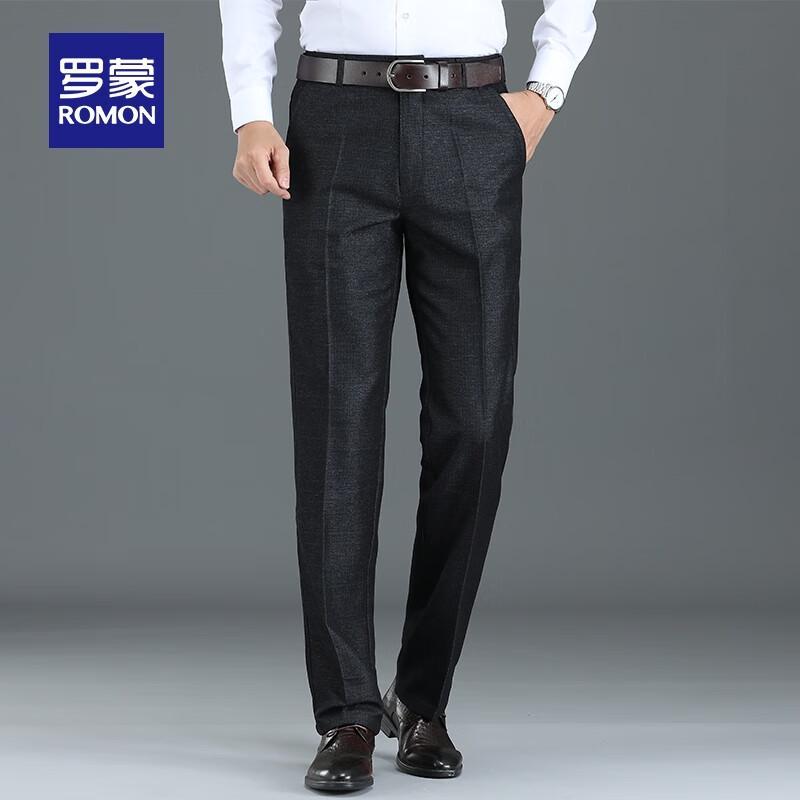 

Romon Men s Relaxed Fit Business Casual Trousers 30