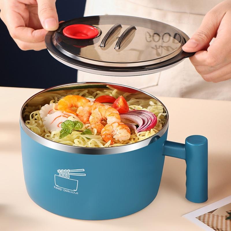 Bowl Lunch Container 1000ml Large Thai Soup Bowls Tableware With Phone Stand Cereal Bowls For Home Kitchen Camping