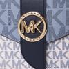Michael Kors MK Charm Chain Commuter Flap Faux Leather Envelope Shoulder Bag Medium Women shoulder bag 32S0G00C6V-407