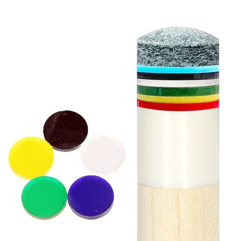 10 Stück Billard Queue Spitzen Klare Acryl Ersatz Queue Spitzen Billard Pool Stock Spitzen für Billard Snooker Pool Queue