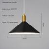 Modern Simple American Vintage Pendant Lamp Nordic Bedroom Home Decoration Restaurant LED Chandelier Luster Atmosphere Light