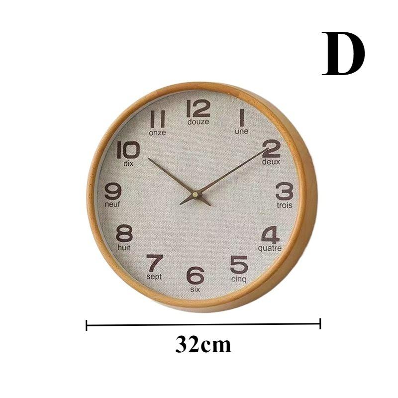 

Round Wall Clock Nordic Silent Wall Clock Modern Minimalist Household Hanging Clocks Living Room Beauty Decoration Accessories