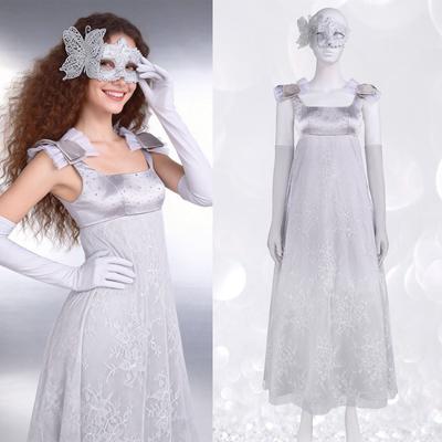 New Medieval Regent Tea Party Gown Long Dress Bridgerton 4 Cosplay Dress for Stage Performance