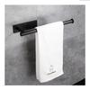 Stainless Steel Extended Kitchen Paper Roll Holder With Wallmount Design For Bathroom Decor