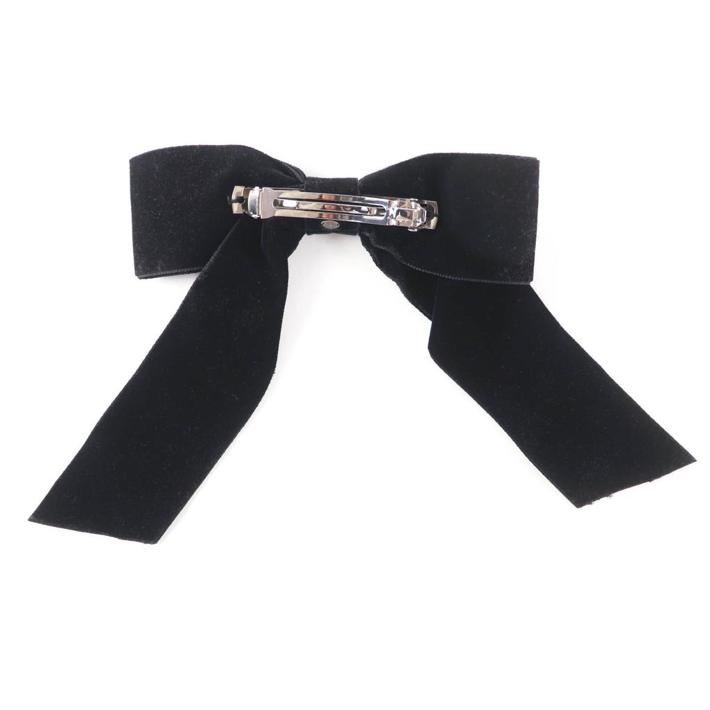 Great CHANEL hair accessory black Women 24V AA8557 Used