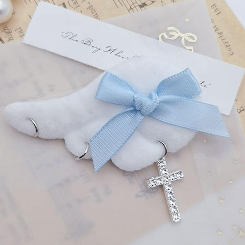 Angel Wing Hair Clip For Womens Girls Plush Hairpins Non Slip Barrettes Headwear