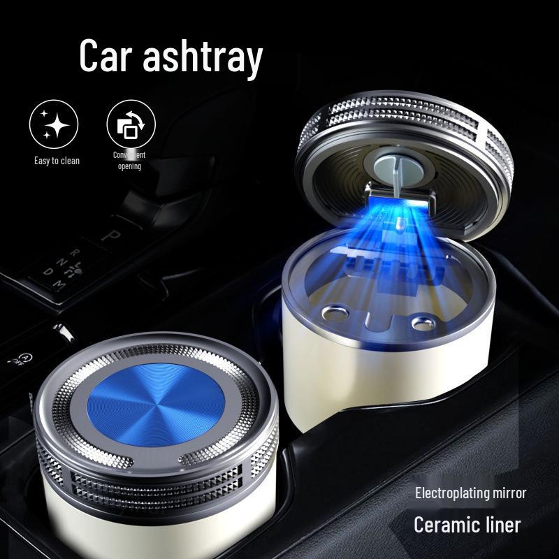 LED Car Ashtray for Subaru XV, Forester, Leone, Outback, WRX, Levorg, and BRZ