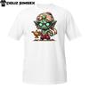 Zombie Genie T-Shirt – Undead Djinn with Magic Lamp Halloween Cartoon Tee