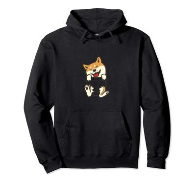 Shiba Inu Paw Cute Dog Akita Lover Owner Gift Hoodie Pocket-sized