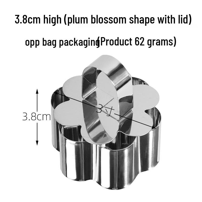 Stainless Steel Mousse & Cookie Cutter Set - Round Cake, Chocolate, DIY Baking Tool