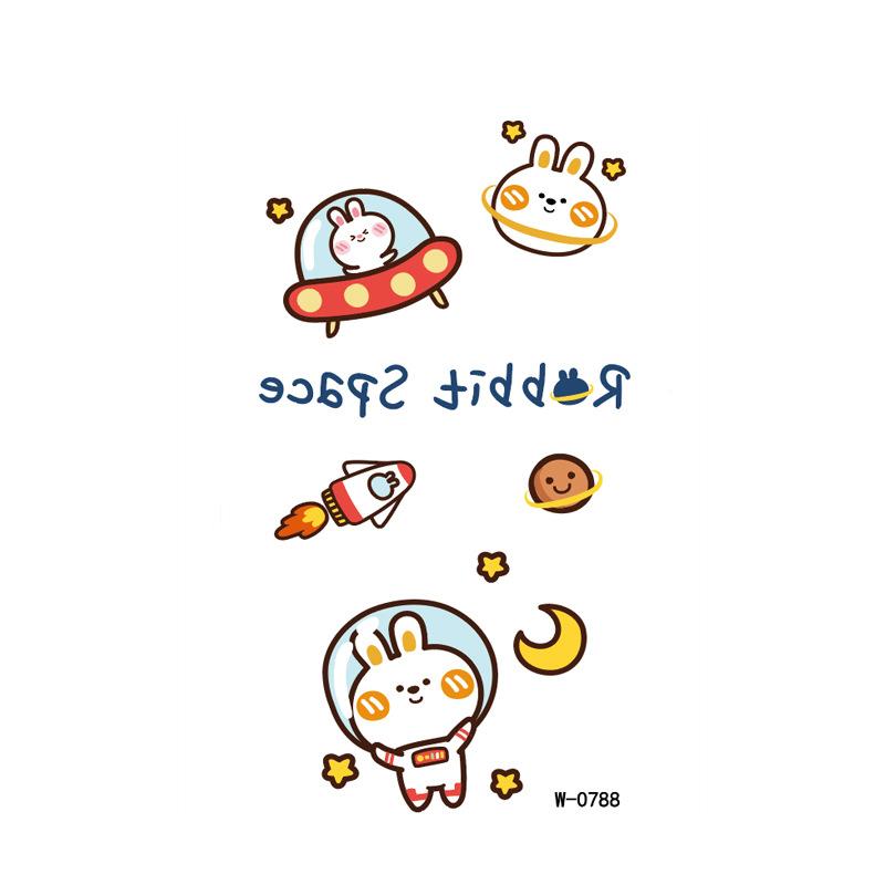 Beauty Stickers Cartoon Tattoo Stickers Children Cute Animals Waterproof Tattoo Stickers Temporary Holiday Party