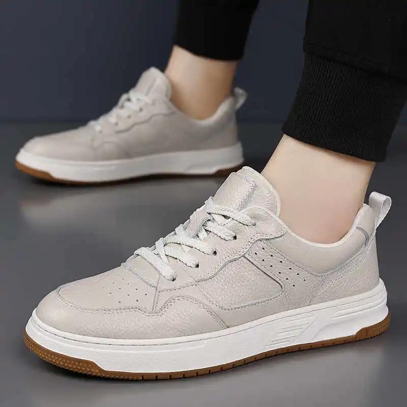 Fashion High Platform Perforated Fashion Man Shoes Flats Men's Sneakers Large Sizes Men's Loafer Sports Nice Original Sneskers