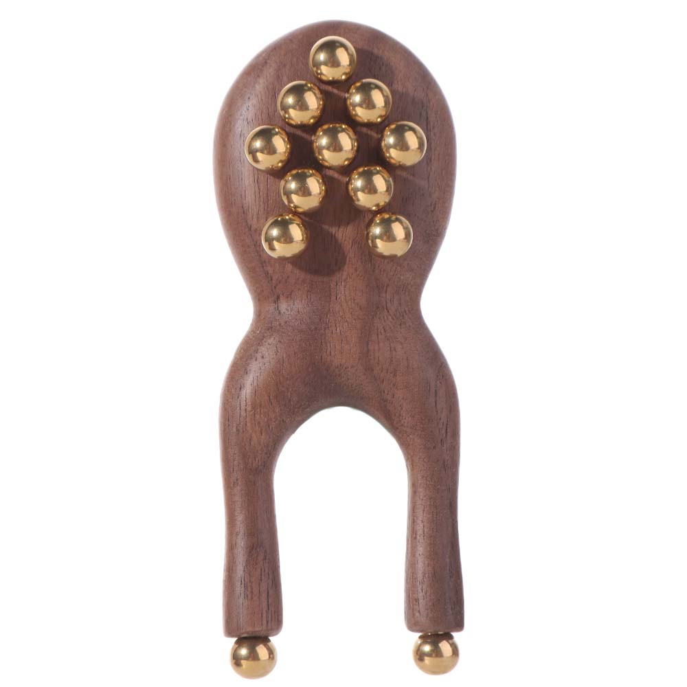 Antistatic Guasha Face Massager Tool Wooden Handle Wood Gua Sha Tool Skin Scraping