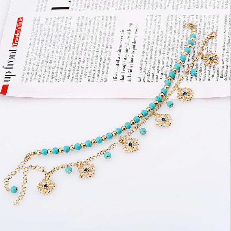 Bell anklet female student Korean version of internet celebrity fashion new trendy retro ethnic style dance and dance ancient style accessories