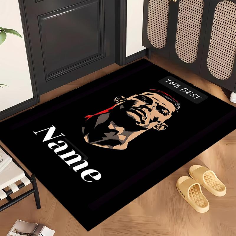 Cristiano Ronaldo (1) Personalized Name Office Carpet Stylish Decor for Living Room Bedroom Kitchen