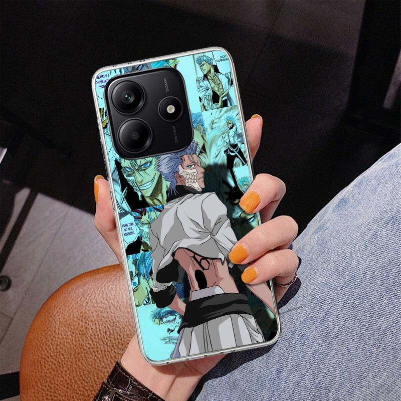Grimmjow 6 Bleach Phone Case For Xiaomi Redmi Note 15 14 13 12S 12 11 Pro Plus 14S 11S 11E 10 10S 11T 5G Personalized Cover Redm